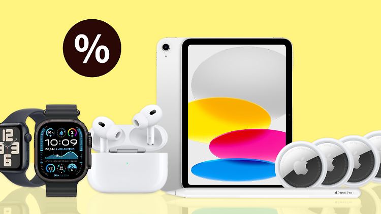 AirPods, Apple Watch und Co.: Diese Apple-Produkte sind am Amazon Prime Day 2025 reduziert.
