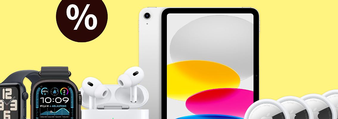 AirPods, Apple Watch und Co.: Diese Apple-Produkte sind am Amazon Prime Day 2025 reduziert.