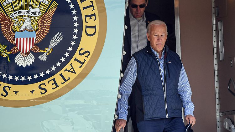 Auf wann Biden seine Reise verschiebt, ist nicht bekannt. 