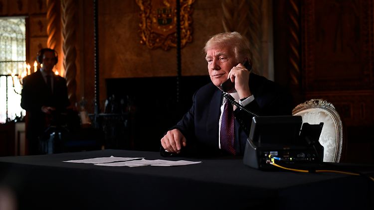 Trump in seinem Anwesen Mar-a-Lago.