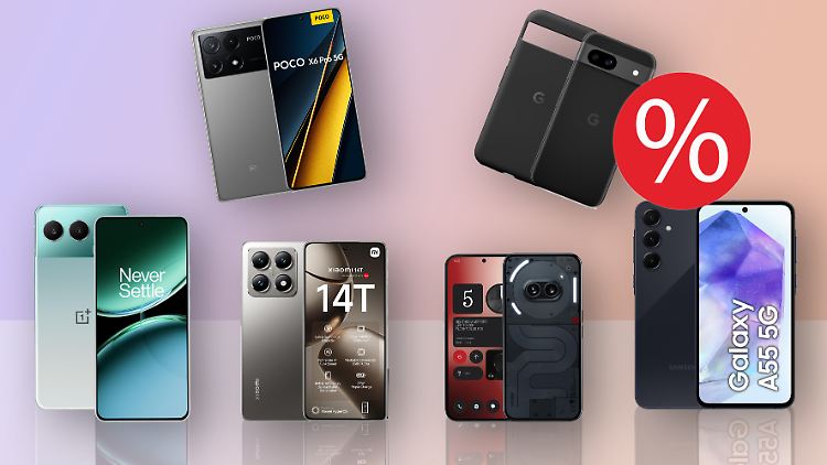 Am Prime Day sind Smartphones von Samsung, Google, Xiaomi und Co. bei Amazon reduziert.
