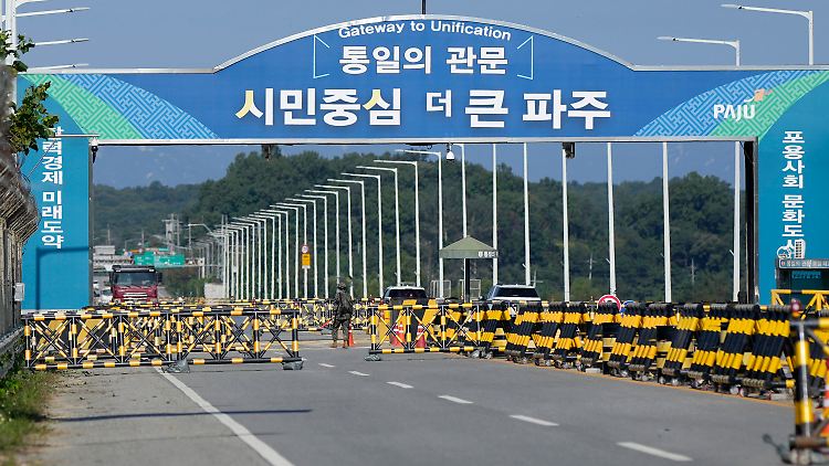 Vereinigungsbrücke zwischen Süd- und Nordkorea: Die beiden Bruderstaaten sind sich wieder ferner als sie es zwischenzeitlich einmal waren.