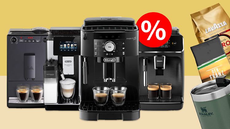 Kaffeevollautomaten am Prime Day im Angebot: Hier können Kaffeefreunde günstig zugreifen.