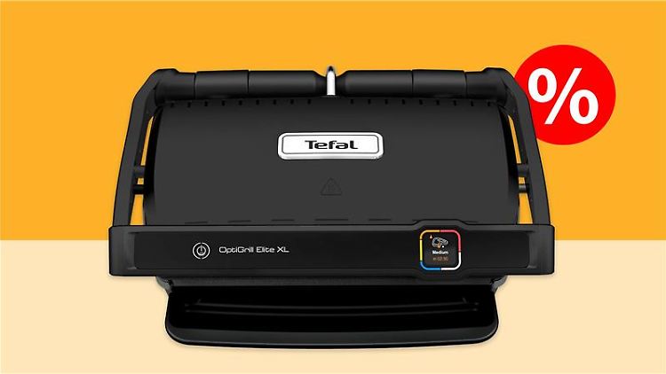 Nur noch heute gibt es den Tefal OptiGrill Elite XL mit Prime-Day-Rabatt.