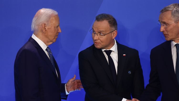 Biden und Duda wären mit weiteren Politikern am Wochenende in Ramstein zusammengetroffen.