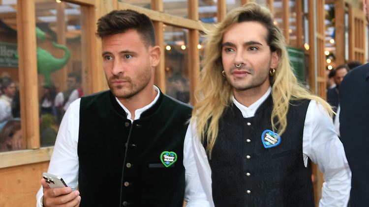Wurden in den letzten zwei Jahren beim Knutschen auf der Wiesn gesichtet: Marc Eggers und Bill Kaulitz.