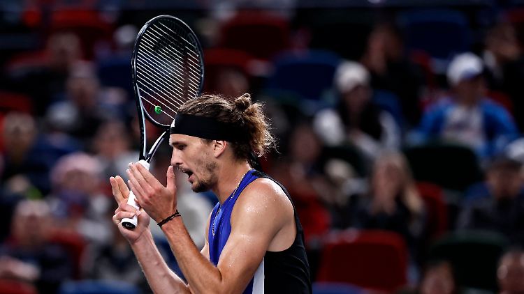 Alexander Zverev haderte wieder einmal mit seinem Spiel.