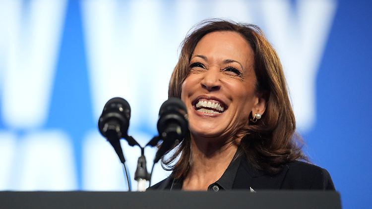 Kamala Harris darf sich über eine enorme Spendensumme freuen.