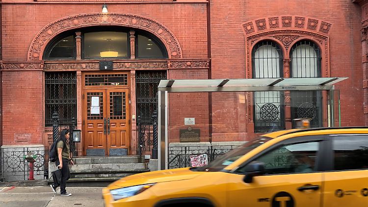 Die Ottendorfer Bücherei in New York.