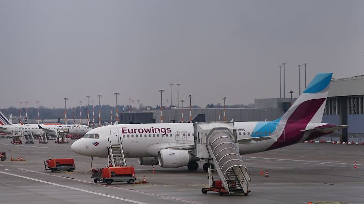Eurowings hat derzeit 16 Flugzeuge in Hamburg stationiert.
