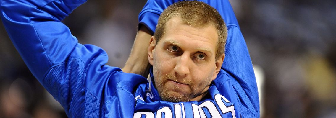 Nun doch dabei: Dirk Nowitzki.