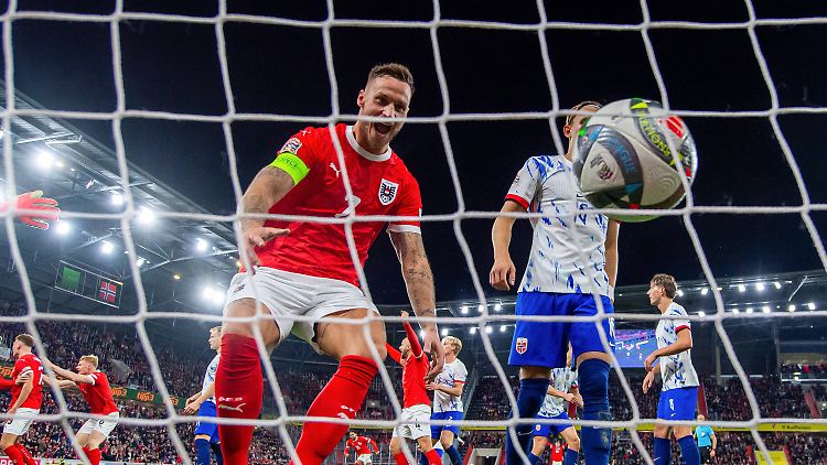 Marko Arnautovic und sein Team hatten Spaß.