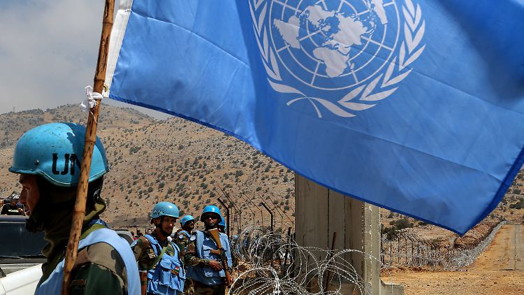 10.000 UN-Soldaten sind im Grenzgebiet zwischen dem Libanon und Israel im Einsatz. 