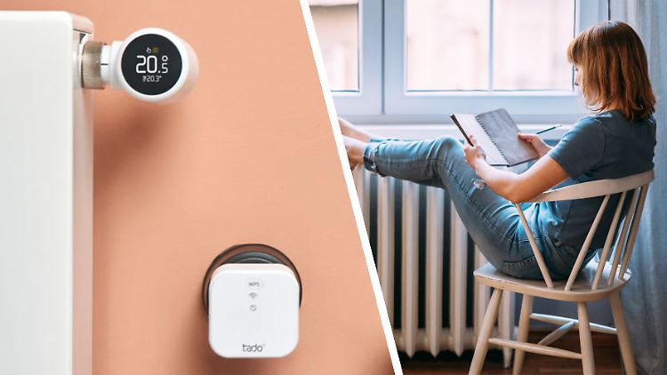 Praktisch: Das neue Heizkörperthermostat Tado X kommt mit einer Bridge, die sich drahtlos mit dem WLAN-Router verbindet.