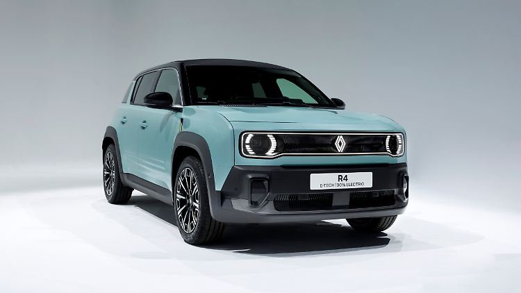 Renault legt den R4 neu auf. Die runden Scheinwerfer erinnern an den Ahnen.