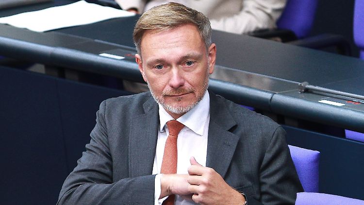 Finanzminister Lindner forderte die Grünen auf, "ihre Blockade der Steuergesetze aufzugeben".