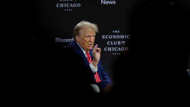 Donald Trump präsentierte in Chicago wieder einmal seine eigene Version der Geschichte.