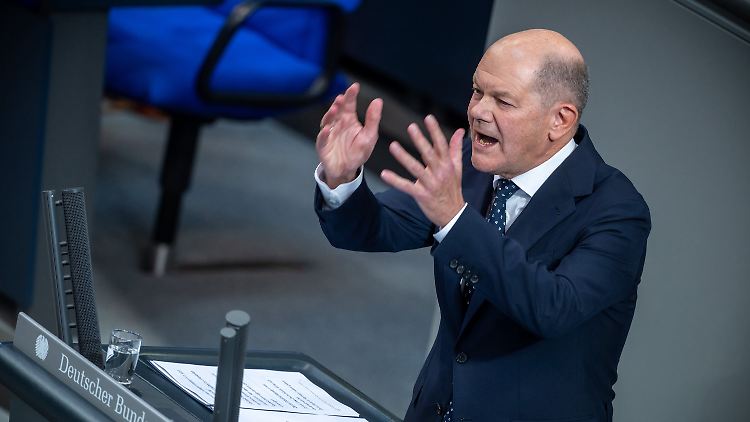 Scholz sicherte der Ukraine weitere Unterstützung zu.