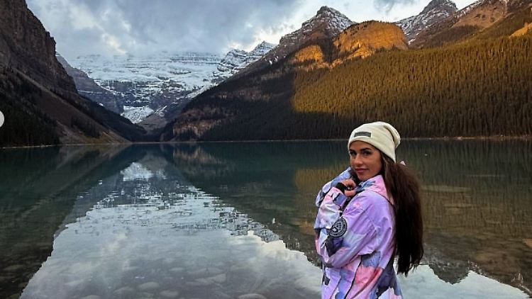 Oh, wie schön ist Kanada! Sarah Engels genießt die Natur - und die Ruhe.