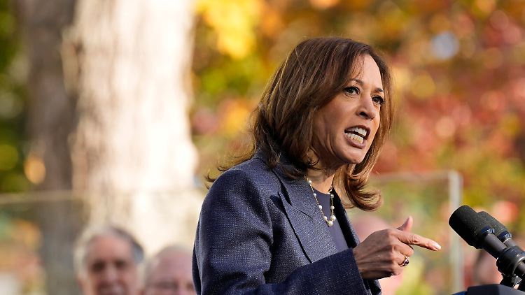 Trump sei kein Präsidentschaftskandidat, "der darüber nachdenkt, wie er Euer Leben verbessern kann", sagte Harris.