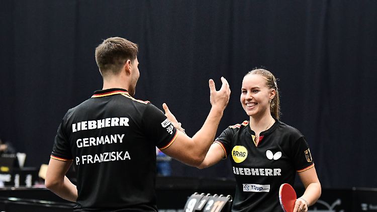 Erfolgsduo: Patrick Franziska und Annett Kaufmann haben eine EM-Medaille bereits sicher.