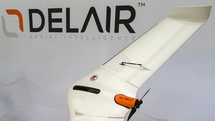 Die Colibri-Drohne basiert auf dem Modell UX11 von Delair. 