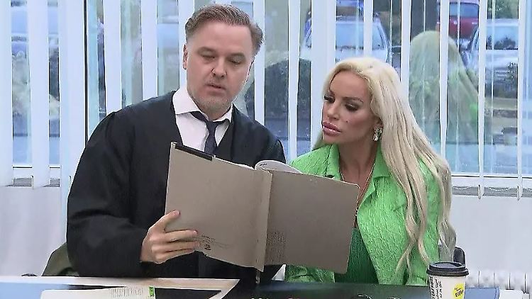 Gehen in Berufung: Gina-Lisa Lohfink und ihr Anwalt Burkhard Benecken.