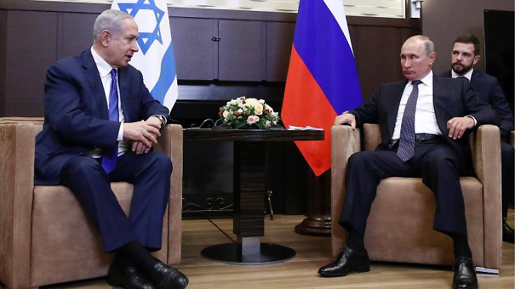 Israels Regierungschef Benjamin Netanjahu und Russlands Präsident Wladimir Putin bei einem Treffen im Jahr 2019.