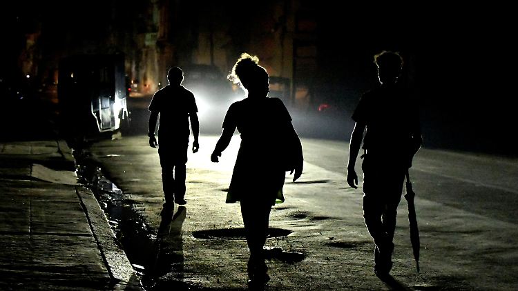 Blackout im ganzen Land - in Kuba fällt der Strom komplett aus.