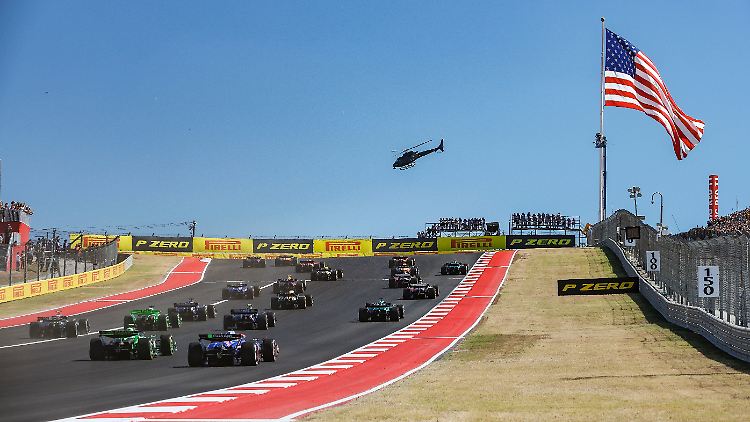Formel-1-Spektakel in Texas.
