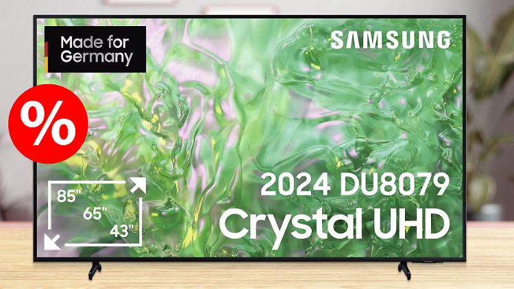Fernseher im XL-Format: Diesen 65-Zoll-TV von Samsung gibt es aktuell für knapp 600 Euro.