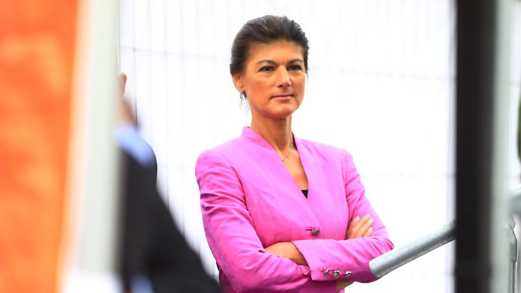 Sahra Wagenknecht stößt in Thüringen auf Gegenwehr.