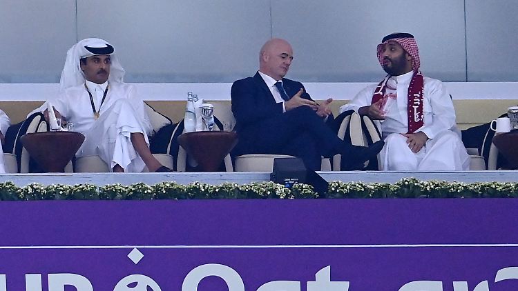 FIFA-Präsident und Saudi-Arabiens Kronprinz bin Salman sind gute Bekannte.