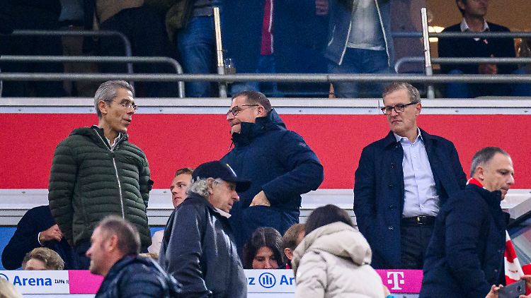Finanzvorstand Michael Diederich (l.) könnte Vorstandschef Dreesen ablösen, hieß es zuletzt.