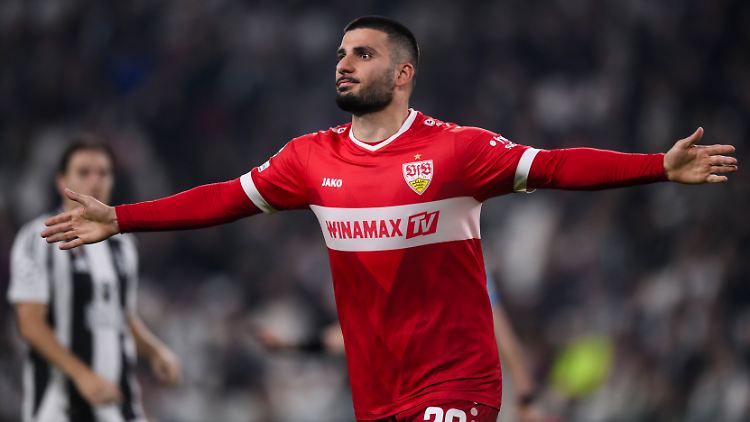 Undavs Führungstreffer wird dem dem VfB wegen Handspiels aberkannt.