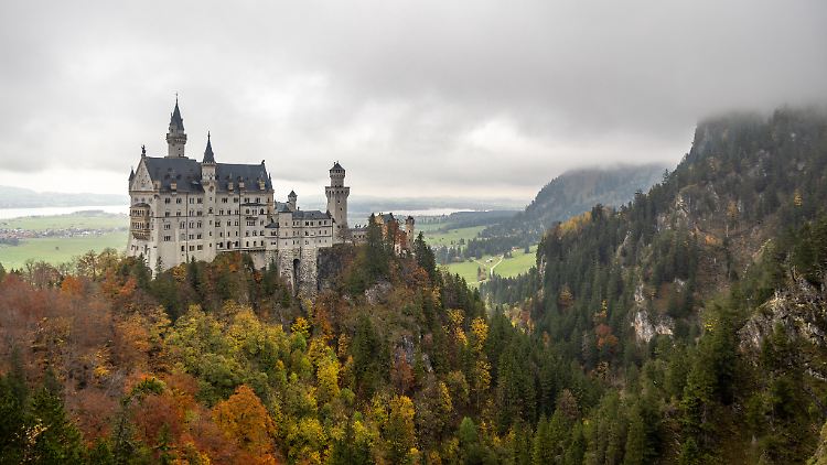 Bayern schafft es auf Platz sieben bei den Top-Regionen. Hier der Blick auf Schloss Neuschwanstein.