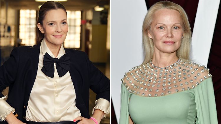 Setzen auf Natürlichkeit: Drew Barrymore und Pamela Anderson.