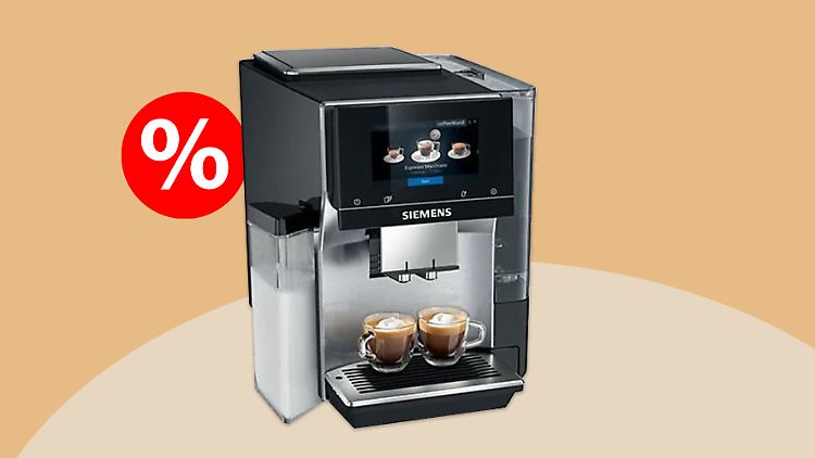 Dieser starke Kaffeevollautomat von Siemens ist erstmals unter 1.000 Euro zu haben. Lohnt sich das Angebot?