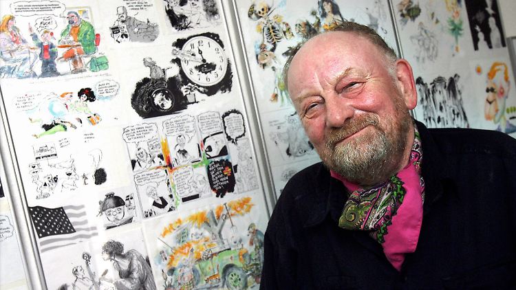 Umstritten: Kurt Westergaard löste bereits 2005 heftige Reaktionen aus mit seinen Zeichnungen.