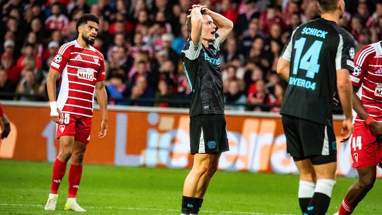 Florian Wirtz hätte das Spiel beinahe mit einem traumhaften Solo-Tor entschieden, aber am Ende reichte es nur zum Remis gegen Brest.