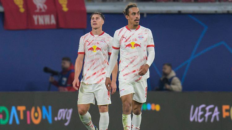 Zwei der wenigen RB-Veteranen: Willi Orban und Yussuf Poulsen.