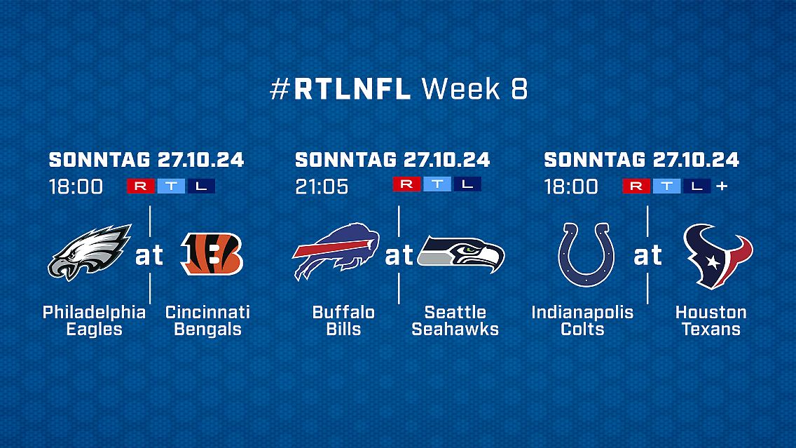 Die NFL auf RTL und RTL+.