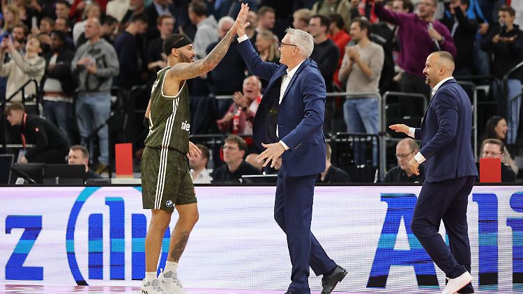 Die Bayern-Basketballer sind gut drauf.