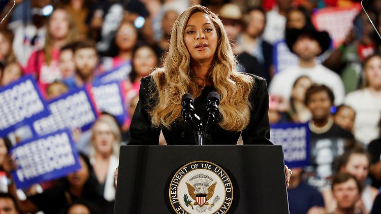 Beyoncé trat in ihrer Heimatstadt Houston auf.