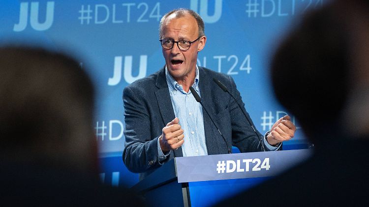 Stellt sich nach eigenen Angaben auf die "Seite der jungen Generation": Friedrich Merz.