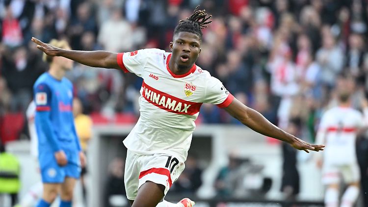 El Bilal Toure machte ein bärenstarkes Spiel für die Stuttgarter.