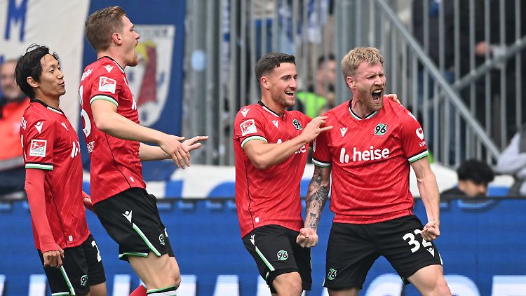 Andreas Voglsammer erzielte zwei Tore für Hannover 96.