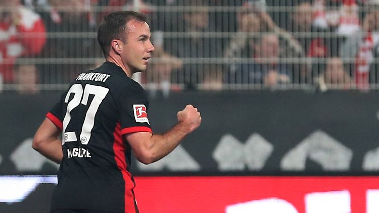 Mario Götze sicherte Eintracht Frankfurt einen Punkt mit seinem Tor.