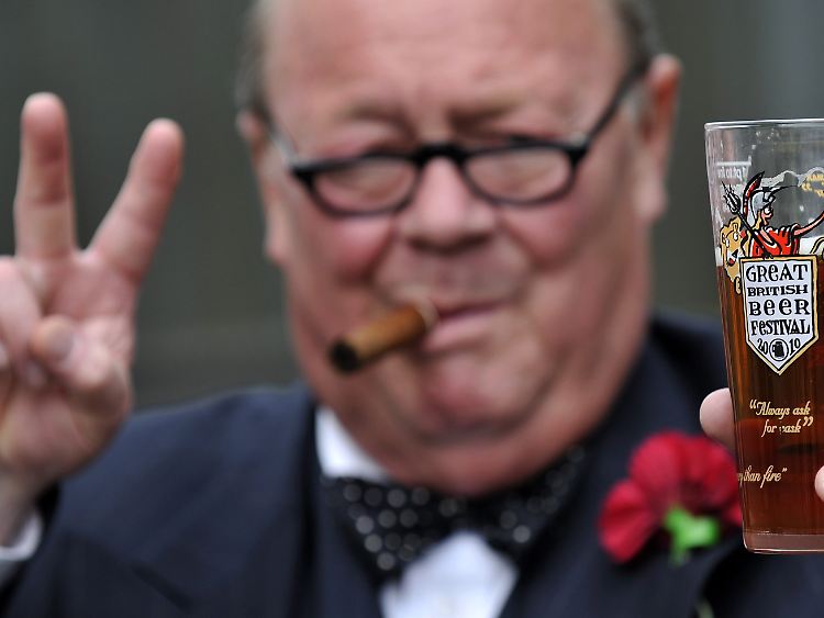 Richtig geraten: Das ist nicht der echte Churchill.