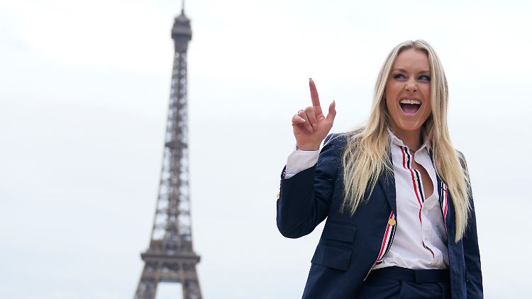 In Paris war sie ohne Skier unterwegs: Lindsey Vonn.
